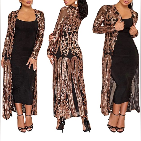 Women’s Sequin Cardigan - Picture 2 of 4